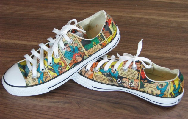 Comic book shoes