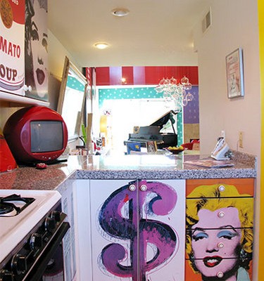 Marilyn and Dollar Sign Cabinets